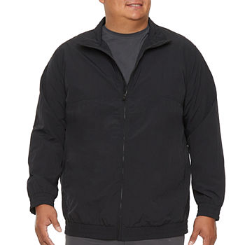 Stylus Mens Big and Tall Water Resistant Lightweight Softshell Jacket