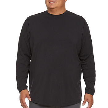 Stylus Big and Tall Mens Crew Neck Long Sleeve T-Shirt
