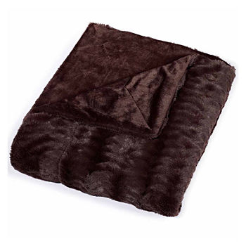 Cathay Home Faux Fur Midweight Blanket