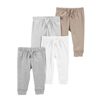 Carter's Baby Unisex 4-pc. Cuffed Pull-On Pants
