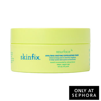 Skinfix Resurface+ AHA/BHA Enzyme Exfoliating Pads for Face and Targeted Body