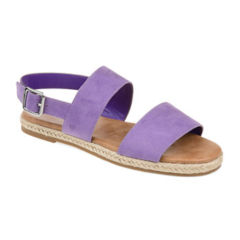 Journee Collection Womens Jc Georgia Ankle Strap Flat Sandals