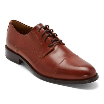 Stafford Mens Seymour Ortholite  Leather Oxford Shoes