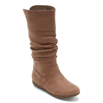 St. John's Bay Womens Kellman Slouch Boots Flat Heel
