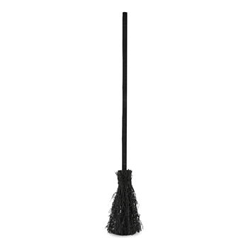 Hope & Wonder Hey Boo Led Witch Broom Lighted Tabletop Decor