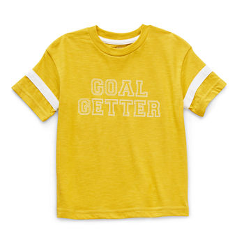 Okie Dokie Toddler Boys Crew Neck Short Sleeve Graphic T-Shirt