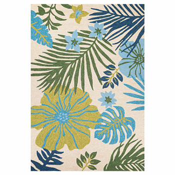 Couristan Covington Summer Laila Floral Hooked Rectangular Accent Rug