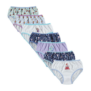 Toddler Girls Frozen 7 Pack Brief Panty