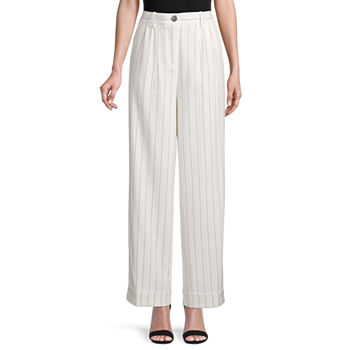 Worthington Womens Relaxed Fit Straight Trouser