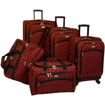American Flyer Madrid 5-pc. Spinner Upright Luggage Set