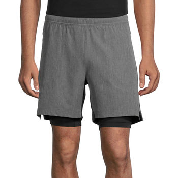 Xersion Mens Moisture Wicking Workout Shorts