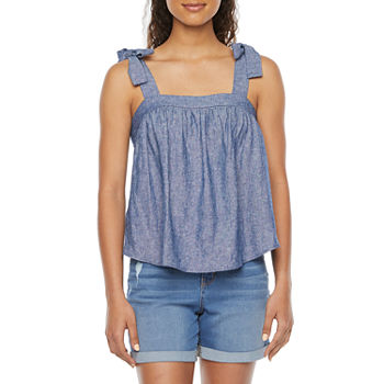 a.n.a Tall Womens Straight Neck Camisole