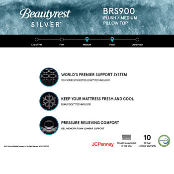 Beautyrest Silver® BRS900™ Plush Pillow Top - Mattress Only