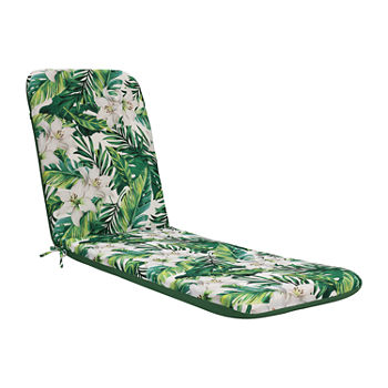 Lounger Floral Print With Ties Lounge Cushion