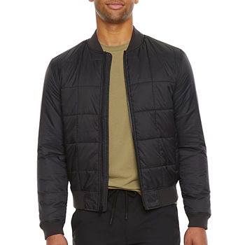 Stylus Mens Water Resistant Midweight Bomber Jacket