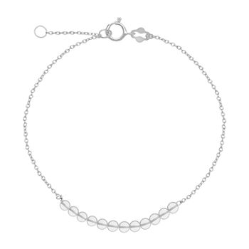 Itsy Bitsy Healing Stone 7 Inch Cable Round Chain Bracelet