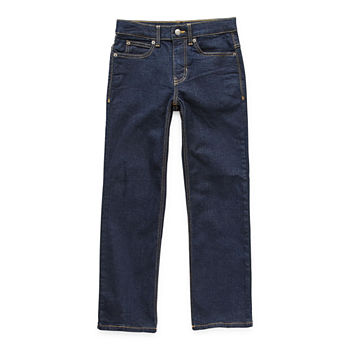Thereabouts Little & Big Boys Adjustable Waist Stretch Straight Leg Jean