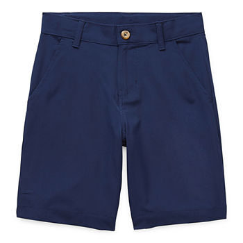 Thereabouts Little & Big Boys Stretch Moisture Wicking Adjustable Waist Chino Short