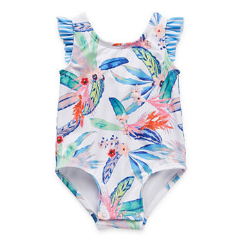 Outdoor Oasis Toddler Girls One Piece Swimsuit