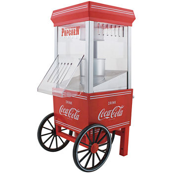 Nostalgia Coca-Cola 12-Cup Hot Air Popcorn Maker