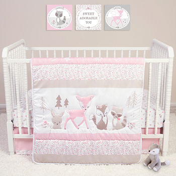Sammy And Lou Forest Friends 4-pc. Crib Bedding Set
