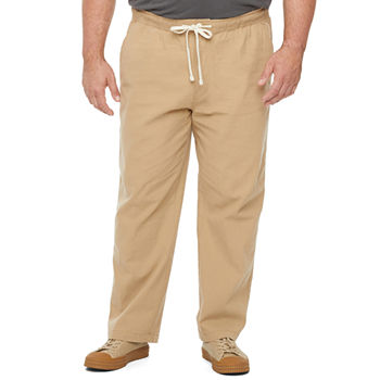Mutual Weave Mens Big and Tall Relaxed Fit Drawstring Pants