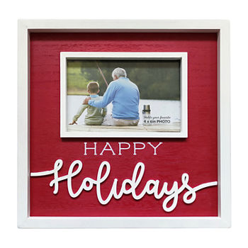 New View 4x6 Happy Holidays Tabletop Frame