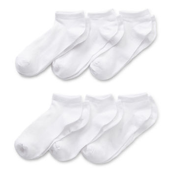 Ellen Tracy 6 Pair Low Cut Socks Womens