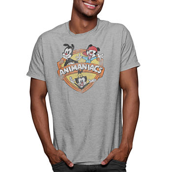 Animaniacs Mens Crew Neck Short Sleeve Classic Fit Graphic T-Shirt