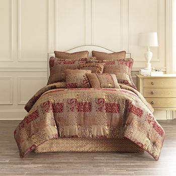 Croscill Classics® Catalina Red 4-pc. Chenille Comforter Set