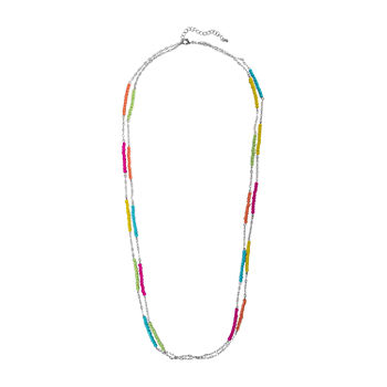 Mixit 37 Inch Rolo Beaded Necklace