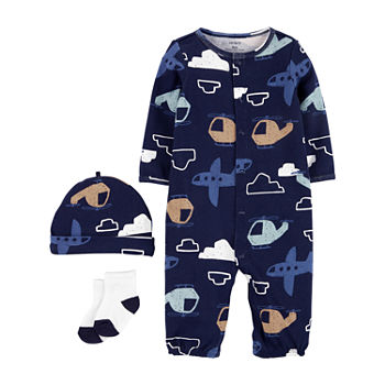 Carter's Convertible Baby Boys Long Sleeve One Piece Pajama