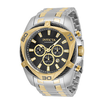 Invicta Bolt Mens Chronograph Two Tone Stainless Steel Bracelet Watch 34127