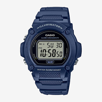 Casio Mens Blue Strap Watch W219h-2av