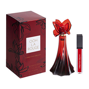Christian Siriano New York Ooh La Rouge Eau De Parfum Vaporisateur Spray, 3.4 Oz + Lip Gloss
