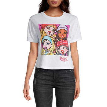 BRATZ Juniors Womens Cropped Graphic T-Shirt