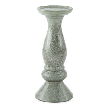 Linden Street 9" Ceramic Pillar Holder Candle Holder