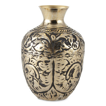 Distant Lands Brass Vase Collection