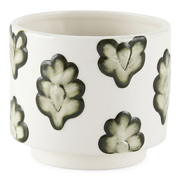 Distant Lands Ceramic Embossed Planter Collection