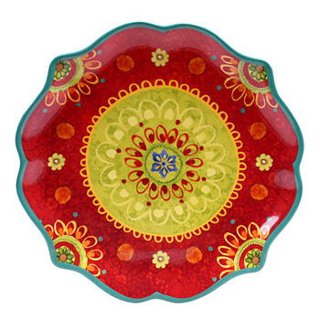Certified International Tunisian Sunset Round Platter