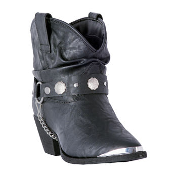 Dingo Womens Fiona Slouch Boots Block Heel