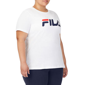 Fila Alessia Tee Plus Womens Crew Neck Short Sleeve Graphic T-Shirt