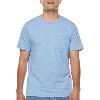 St. John's Bay Mens Crew Neck Short Sleeve Pocket T-Shirt