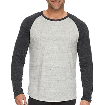 Mutual Weave Big and Tall Mens Crew Neck Long Sleeve T-Shirt