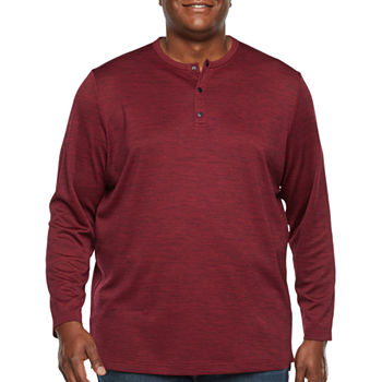 The Foundry Big & Tall Supply Co. Mens Long Sleeve Henley Shirt
