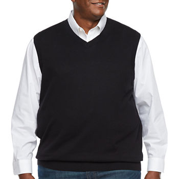 The Foundry Big & Tall Supply Co. Mens V Neck Sweater Vest Big and Tall