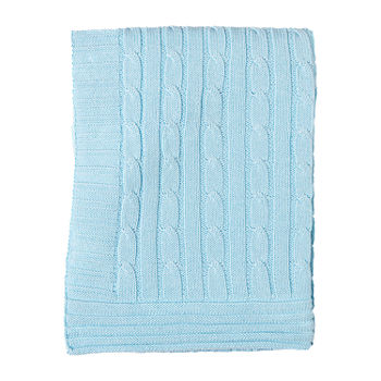 3 Stories Trading Company Cable Knit Baby Blankets