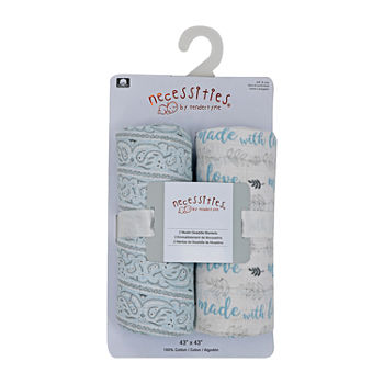 3 Stories Trading Company 2-pc. Swaddle Blanket