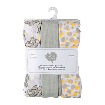 3 Stories Trading Company 3-pc. Swaddle Blanket