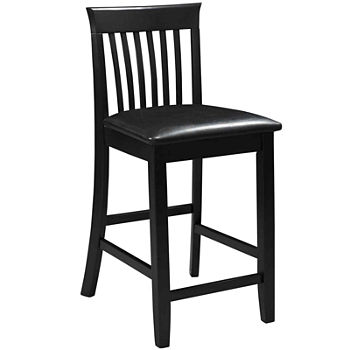 Wright Upholstered Barstool with Mission Back